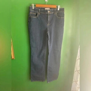 Chico’s Jeans SZ‎ 1 Short (8) Straight Leg Jeans EUC!